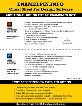 Custom Lapel Pin Design: Cheat Sheet