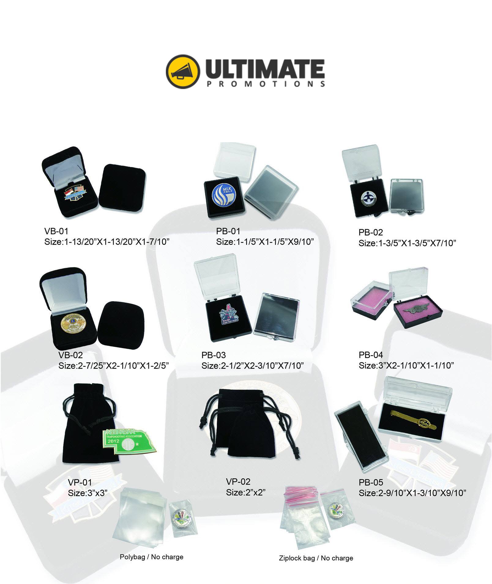 presentation cases for years of service pins